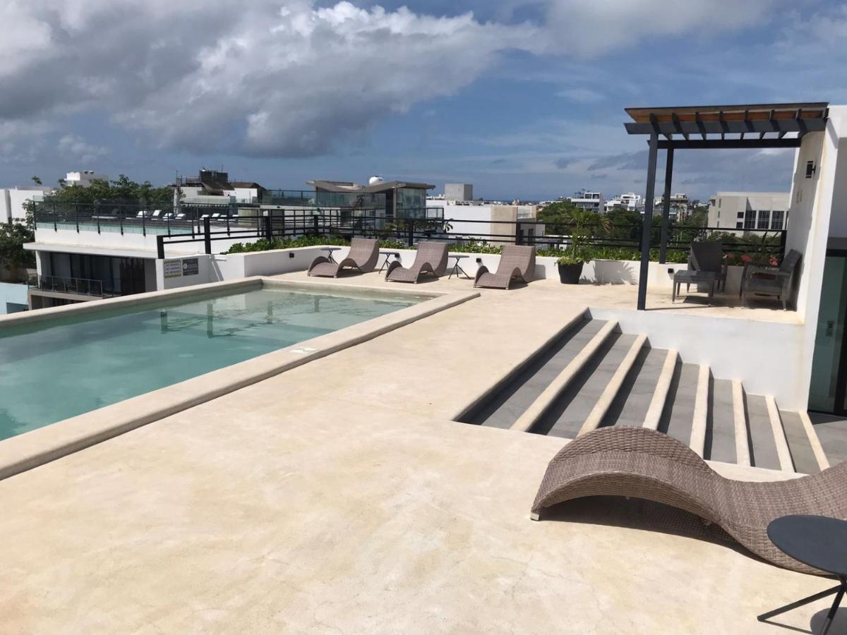 Rentas Vacacionales Torre Diez Playa del Carmen Exteriör bild
